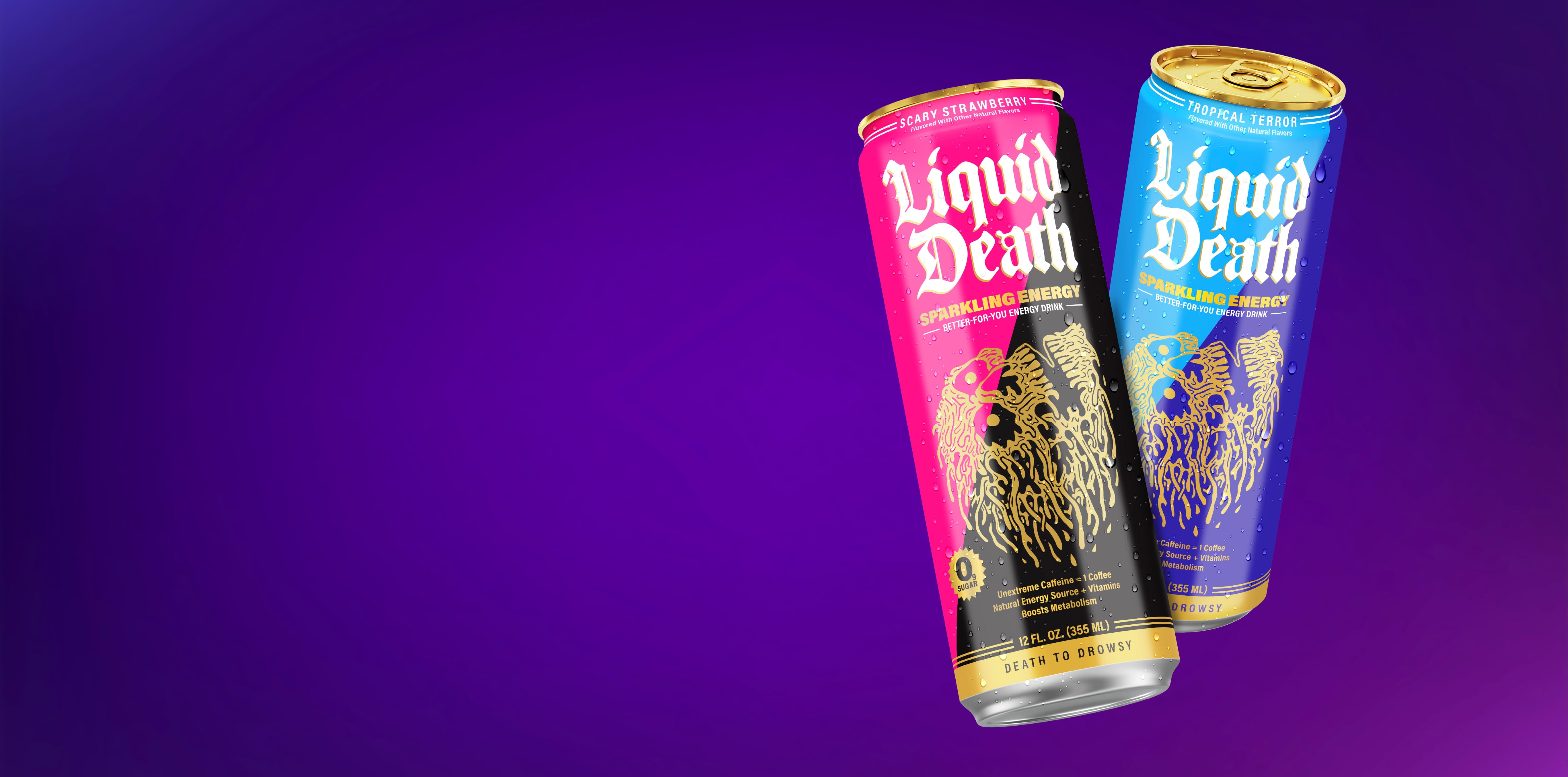 Liquid Death product still